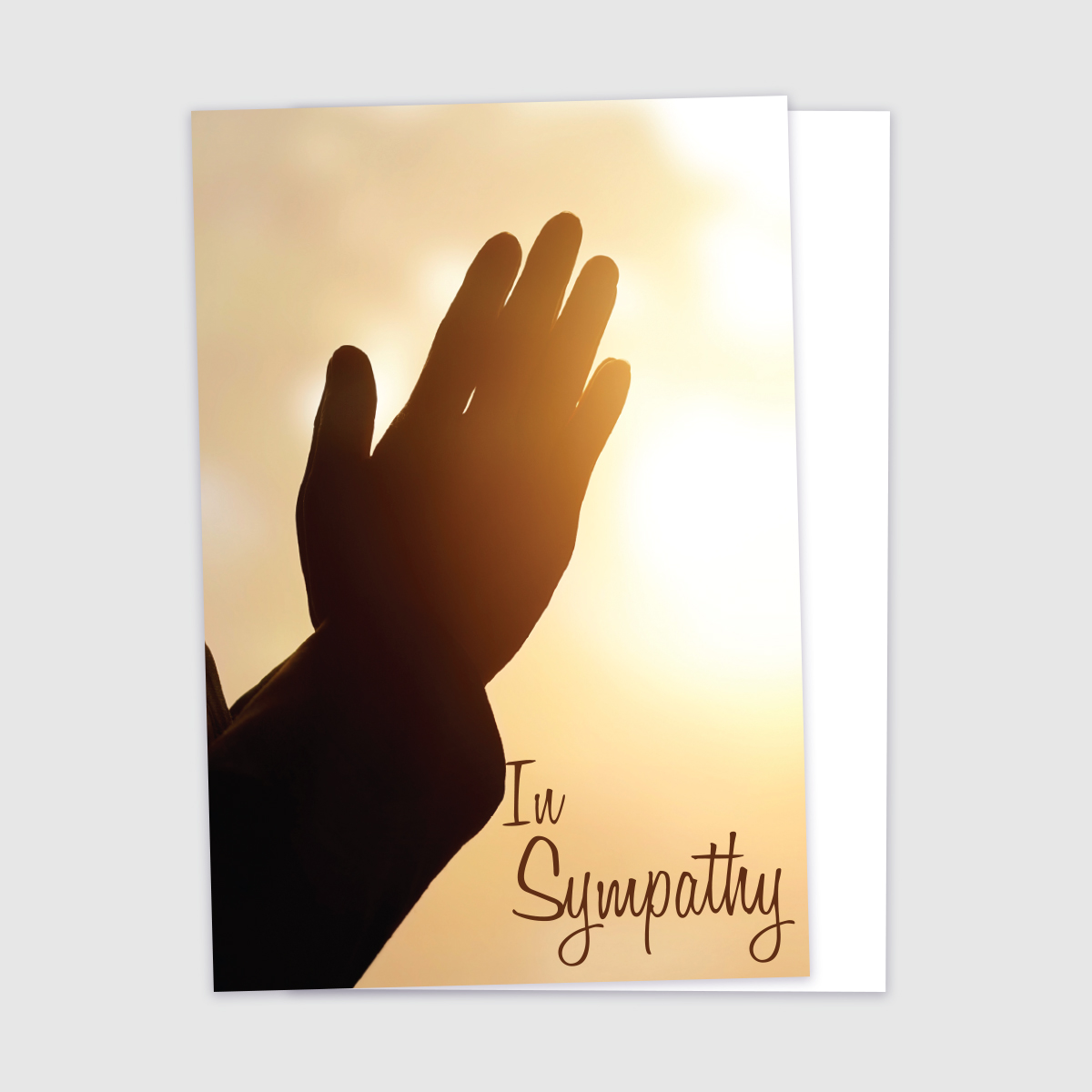 In Sympathy Praying Hands